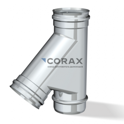 Дымоход CORAX INDUSTRY Тройник К 135° (304 0,5) D-130 модель 24989