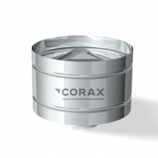 Дымоход CORAX INDUSTRY Зонт К Ветрозащита (304 0,5) D-120