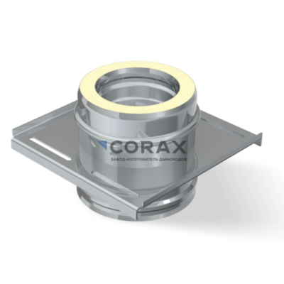 Дымоход CORAX INDUSTRY Площадка Монтажная Сэндвич (304 0,5/430 0,5) D-220/300 модель 25049