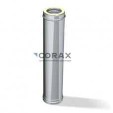 Дымоход CORAX INDUSTRY Труба Сэндвич L 1000 (430 0,5/430 0,5) D-115/200
