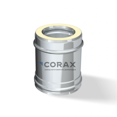 Дымоход CORAX INDUSTRY Труба Сэндвич L 250 (304 0,5/430 0,5) D-130/200 модель 25056