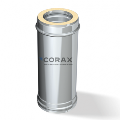 Дымоход CORAX INDUSTRY Труба Сэндвич L 500 (430 0,8/430 0,5) D-180/280 модель 26457