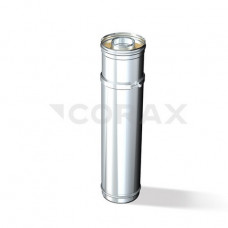 Дымоход CORAX INDUSTRY Труба телескоп сэндвич L 750-1000 (304 0,8/430 0,5) D-180/280