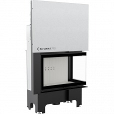 Каминная топка VNP/810/410, Г-образное стекло справа, гильотина
