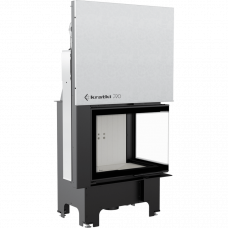 Каминная топка VNP/700/480, Г-образное стекло справа, гильотина
