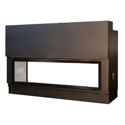Каминная топка H 1600 DOUBLE FACE XXL WS BLACK RT BG2 (Axis) модель 29029