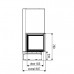 Каминная топка XP0100 LG (Axis) модель 29534