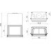 Облицовка GEMMA + Топка CRISTAL 90 N (EdilKamin) модель 29737