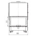 Каминная топка WIDRO 85 CS (EdilKamin) модель 29645