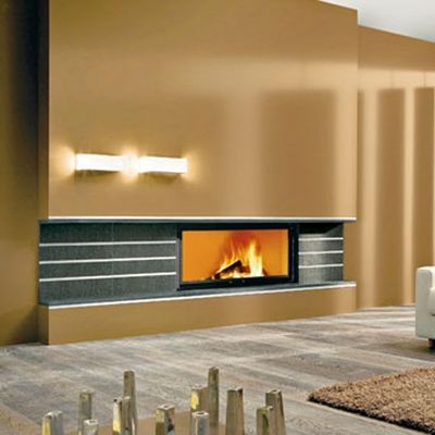 Облицовка POP granito nero + топка FLAT 120 N (EdilKamin) модель 29386
