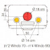 Каминная топка WINDO 70 NERO (EdilKamin) модель 29315