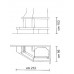 Облицовка TRAPEZIO + Топка TEKNO 2 FOC.CH.DX CN (EdilKamin) модель 29741