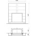 Облицовка DROMOND BIANCO + Топка CRISTAL 76 N (EdilKamin) модель 29736