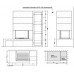 Камин STUDIO 12/45.10.0 B CP, с банкетой (Hark) модель 28771