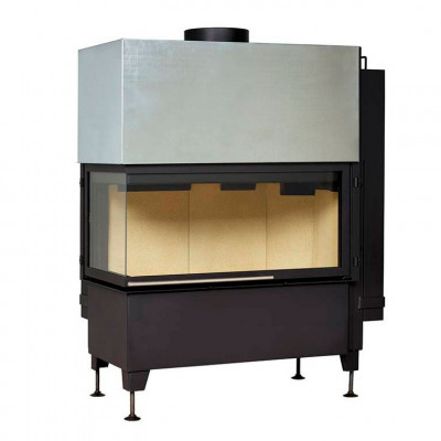 Каминная топка RADIANTE 550/20/45-89.44 H, чёрная рамка, левая (Hark) модель 29001