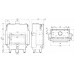 Каминная топка Defro HOME RIVA ME G SHORT, 19кВт, 944/483мм модель 28152