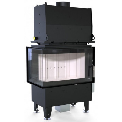 Каминная топка Defro HOME RIVA SM BL/BP SHORT, 16кВт, 737/465/482мм модель 28155