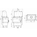 Каминная топка Defro HOME RIVA SM BL/BP SHORT, 16кВт, 737/465/482мм модель 28155