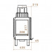 Каминная топка LCI 11 GF (Liseo Castiron) модель 29695