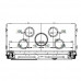 Каминная топка ECOMONOBLOCCO WT 16:9F V12 (Palazzetti) модель 29336