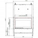 Каминная топка ECOMONOBLOCCO WT 86F N13 (Palazzetti) модель 29299