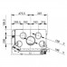 Каминная топка ECOMONOBLOCCO WT 66L V11ET (Palazzetti) модель 29364