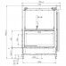 Каминная топка ECOMONOBLOCCO WT 16:9B V13 Eplus (Palazzetti) модель 29729