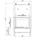 Каминная топка ECOMONOBLOCCO WT 78F N12 (Palazzetti) модель 29190