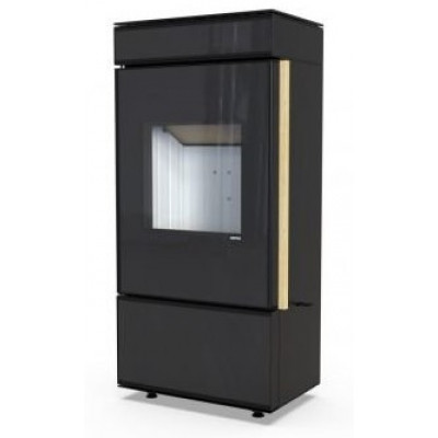 Печь-камин Defro HOME CUBE mini, 6,6кВт, черная сталь модель 28158