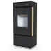 Печь-камин Defro HOME CUBE mini, 6,6кВт, черная сталь модель 28158
