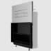 Каминная топка Warmhaus FLAT 87/70h с футеровкой черные 3D-панели модель 28253